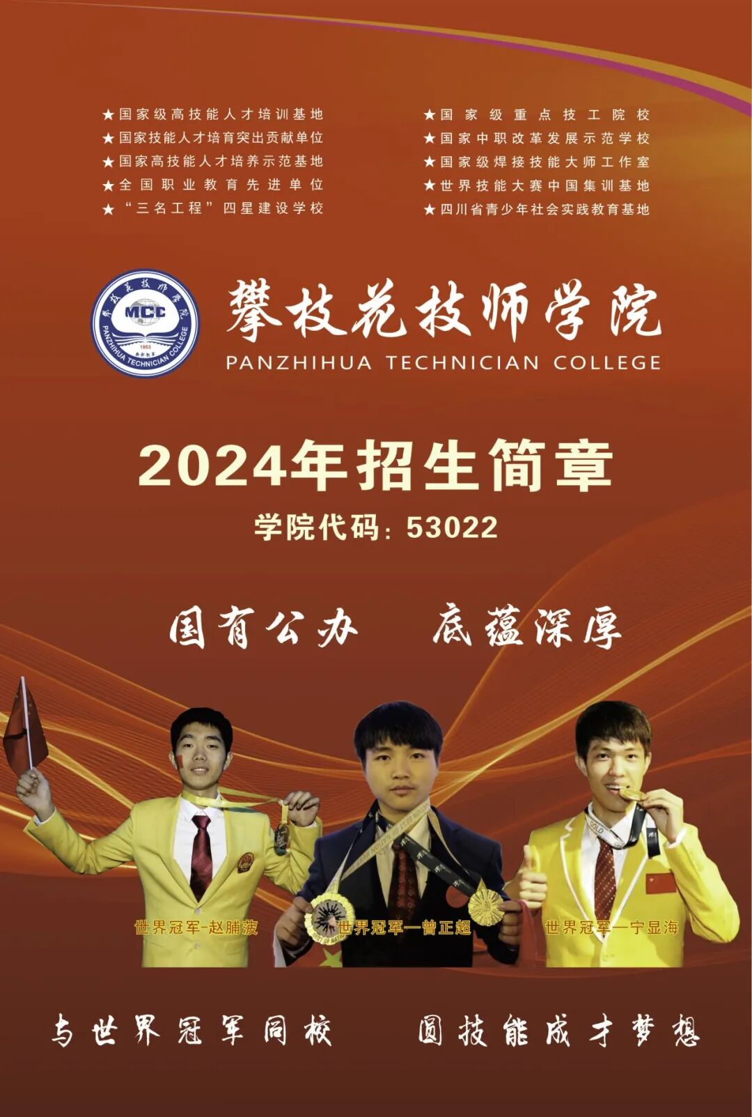 攀枝花技师学院2024年招生简章